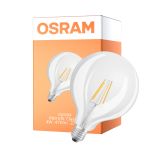 Osram Classic LED E27 Globe Filament Klar 4W 470lm - 827 Extra Varm Vit | Ersättare 40W - UKCA Version
