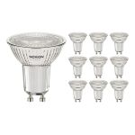 Flerpack 10x Noxion LED Spot GU10 PAR16 4W 345lm 36D - 827 Extra Varm Vit | Dimbar - Ersättare 50W
