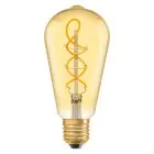 Ledvance Vintage 1906 LED E27 Päron Guld 4W 300lm - 820 Extra Varm Vit | Ersättare 25W